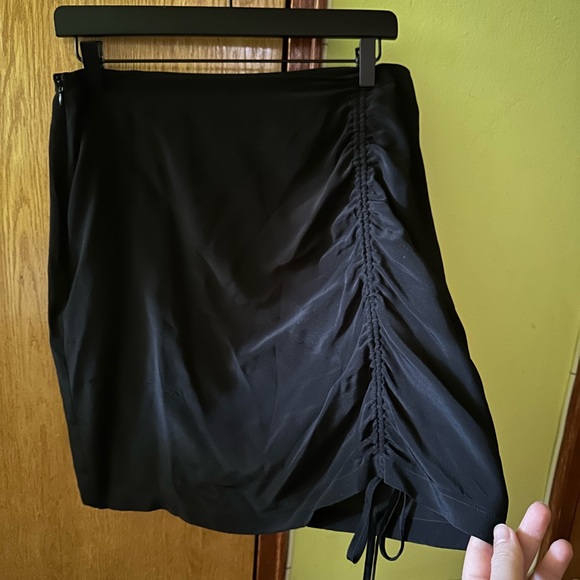 Envelope 1976 View ruched silk mini skirt Fr 38 equiv US 6 - Picture 5 of 7